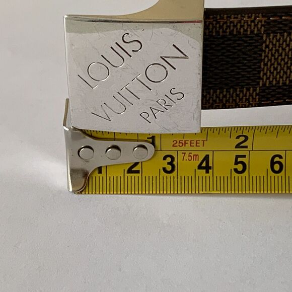 Louis Vuitton damier reversible Belt authentic w/ COA 80 cm 32 inch main image 4